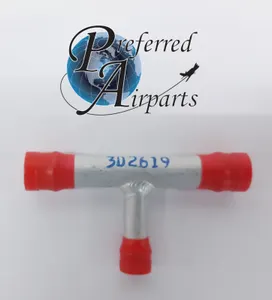 New Aircraft/Aviation Tee Fitting, p/n 3D2619